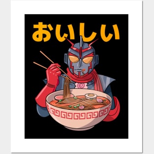 Ramen Ninja Robot Posters and Art